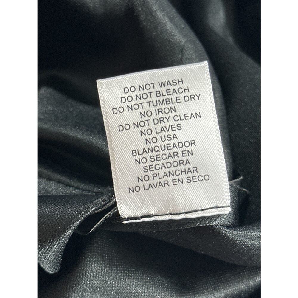 Love Tree Vegan Leather Sleeveless Strappy Dress Size Small No Belt - Picture 12 of 12